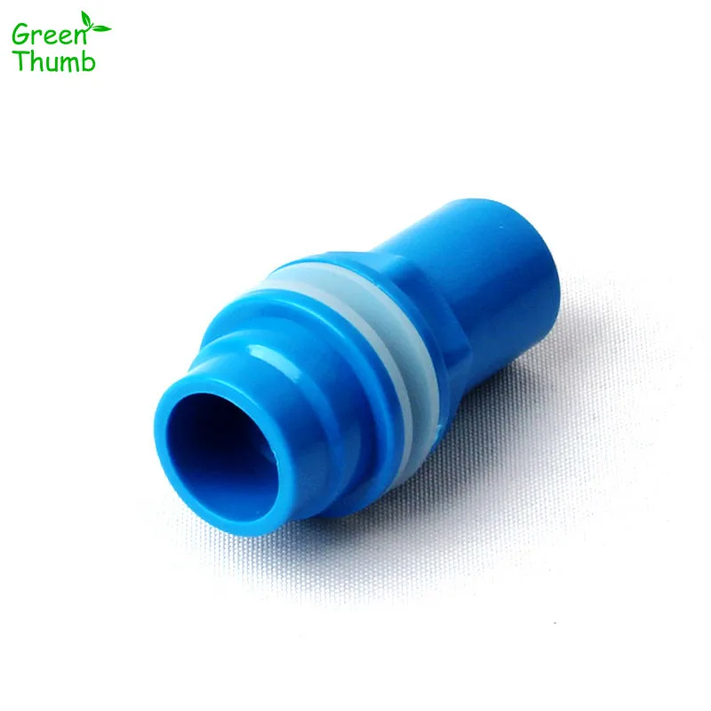 

2pcs 20mm Male Thread Connector Fish Tank Aquarium Pipe Fittings Inlet Outlet Straight Plastic PVC Joints White Black Blue