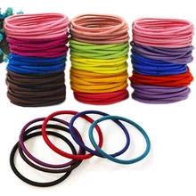 Обувь для девочек резинки резиновые повязка-галстук/кольца/веревки аксессуары волос Scrunchie головной убор черный цвет