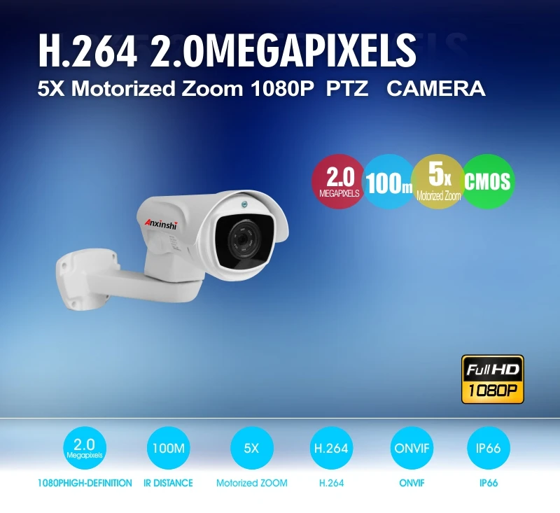 2MP 5X 10X оптический зум наружная ip-камера 1080P металлический чехол ONVIF безопасности Водонепроницаемая ip-камера CCTV 4 шт. светодиодный массив
