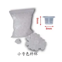 200 шт, 8 мм, маленький размер, чернила для татуировки, колпачки, поставка, профессиональные перманентные татуировки, аксессуары для тату-машины, пластиковые, новые и горячие