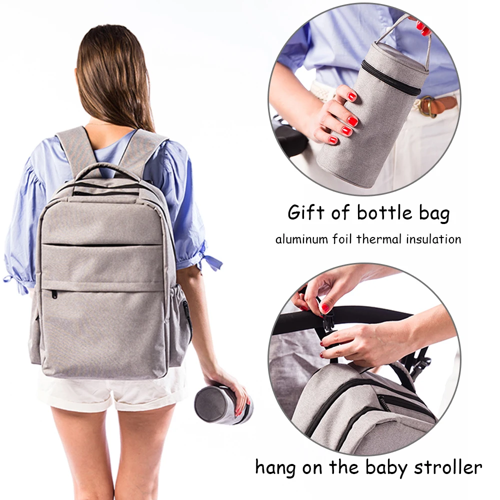 

Mummy backpack Maternity Nappy Mother Backpack Large Capacity Mom Baby DiaperBag