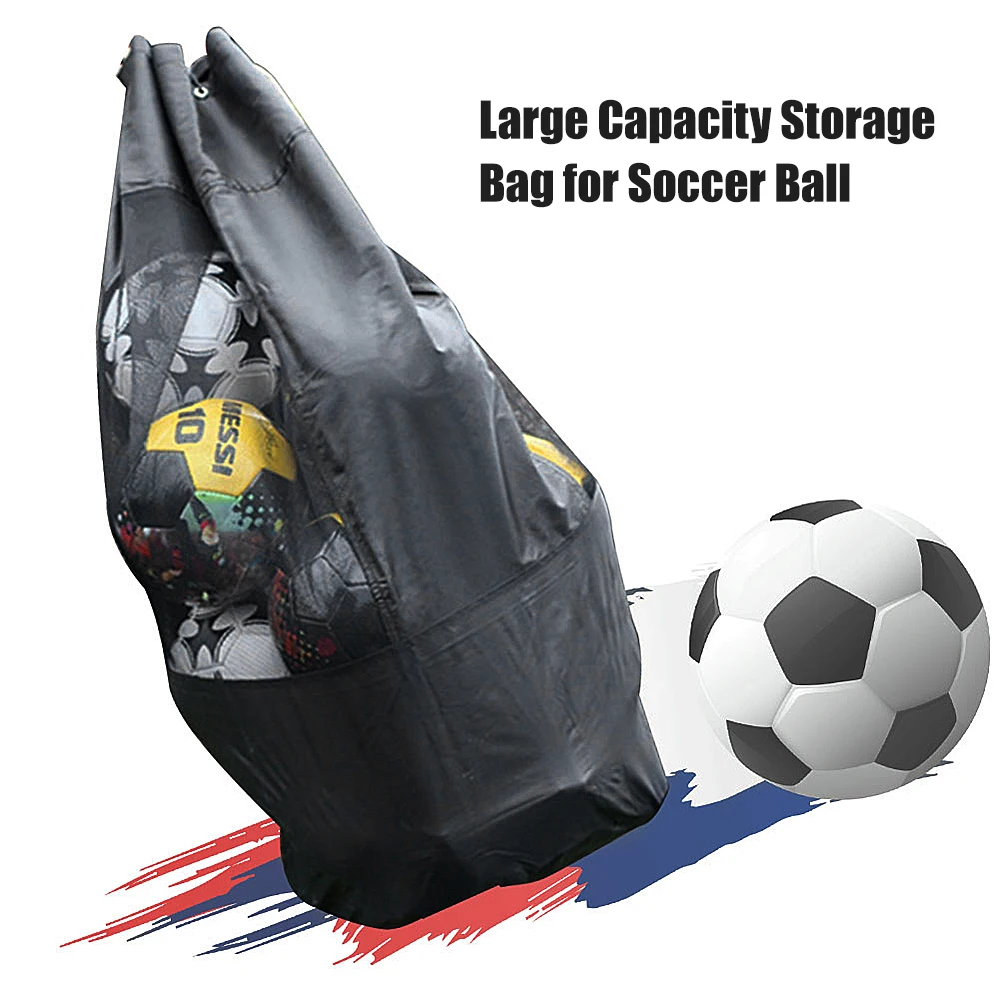 Большой Ёмкость дышащий пюре Сумка На Шнуровке Для Футбол футбольный мяч Волейбол Баскетбол уличное спортивное снаряжение сумка