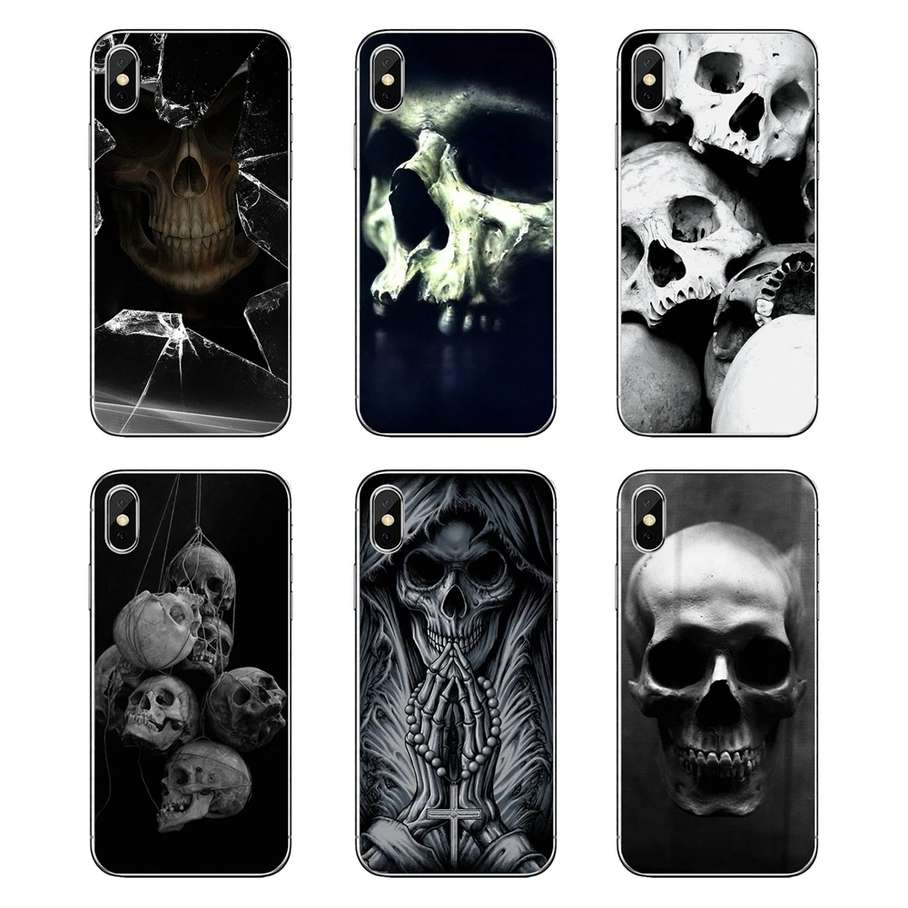 TPU Transparent Cases The Haunted Mansion Skull Pattern Art For Huawei Honor 8 8C 8X 9 10 7A 7C Mate 20 Lite Pro P Smart Plus | Мобильные