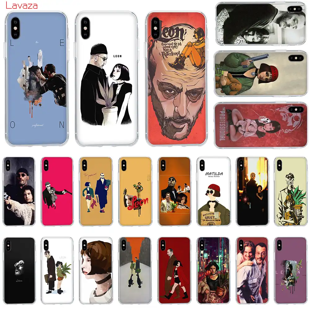 Lavaza レオンマチルダナタリー ポートマンハードケース Apple の Iphone 6 6 S 7 8 プラス X 5 5 S Se Iphone Xs 最大 Xr ケース Half Wrapped Cases Aliexpress