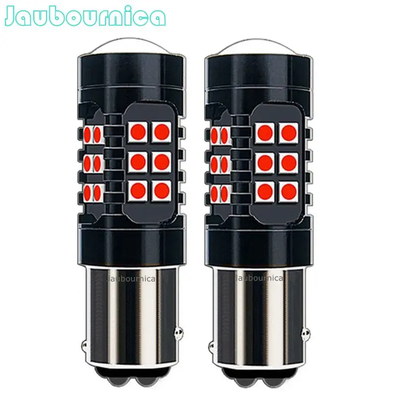 2 шт. 1157 BAY15D P21/5 Вт 1500LM 27 SMD 3030 светодиодная автомобильная лампа указателя поворота