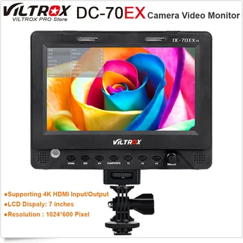 

Viltrox DC-70EX Pro 7" 4K HDMI SDI AV TALLY Input Output Video HD LCD Camera Video Monitor Display Field for Canon Nikon Sony