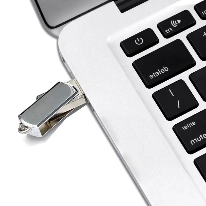 USB флеш-накопитель из нержавеющей стали, металлическая ручка, 64 ГБ, 32 ГБ, 16 ГБ, 8 ГБ, 4 Гб, карта памяти, Серебряный usb ключ, подарок, флешка