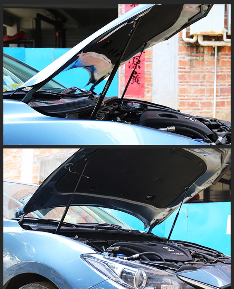 Автомобильная передняя крышка капота двигателя гидравлический стержень, пружинный упор амортизатор кронштейн автомобиля Стайлинг для Mazda 6 мазда 6 Atenza 2012