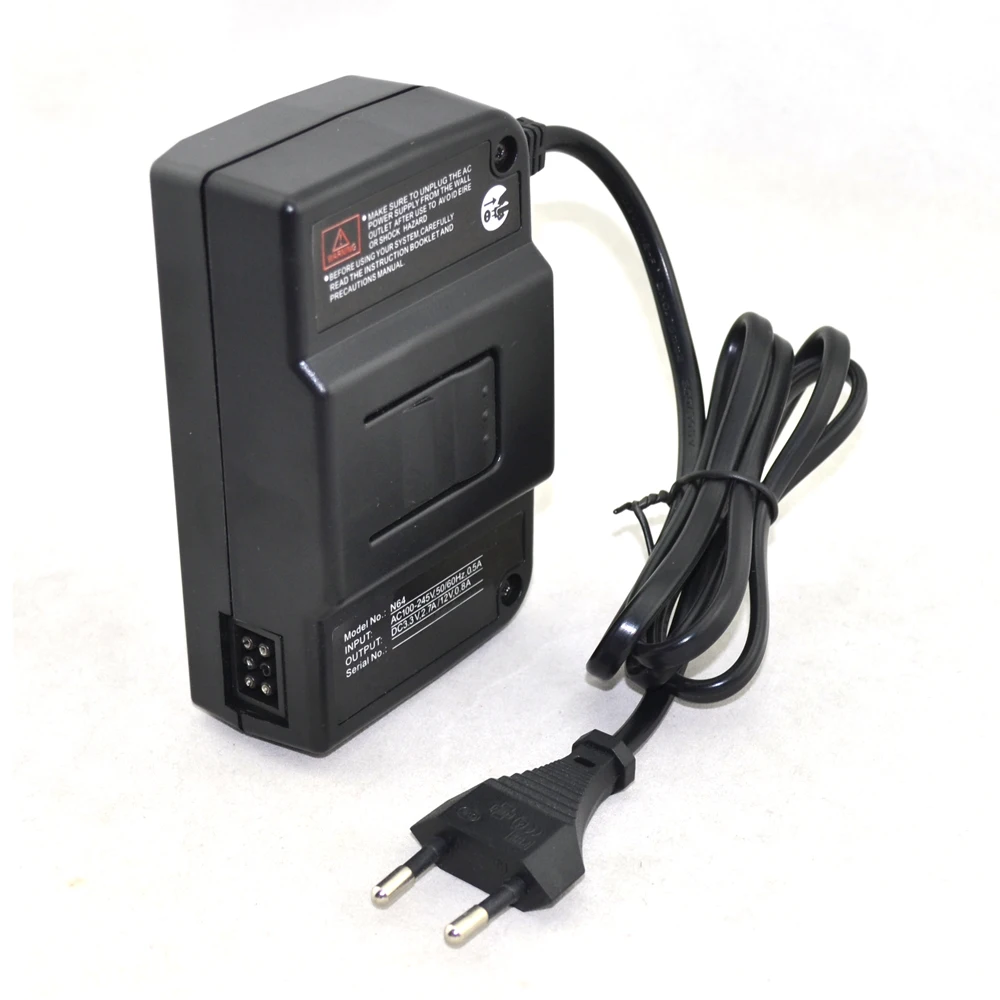 

50pcs EU/US Plug AC Adapter Power Supply adapter for N 64 Console
