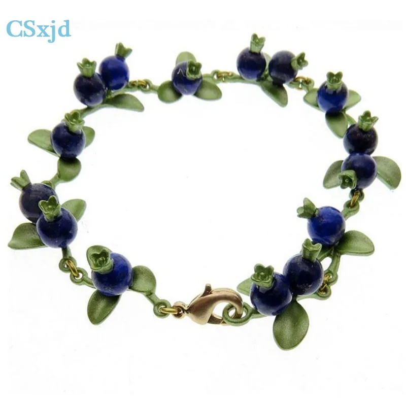 

CSxjd Retro Bracelet jewelry blueberry Bracelet Women accessories