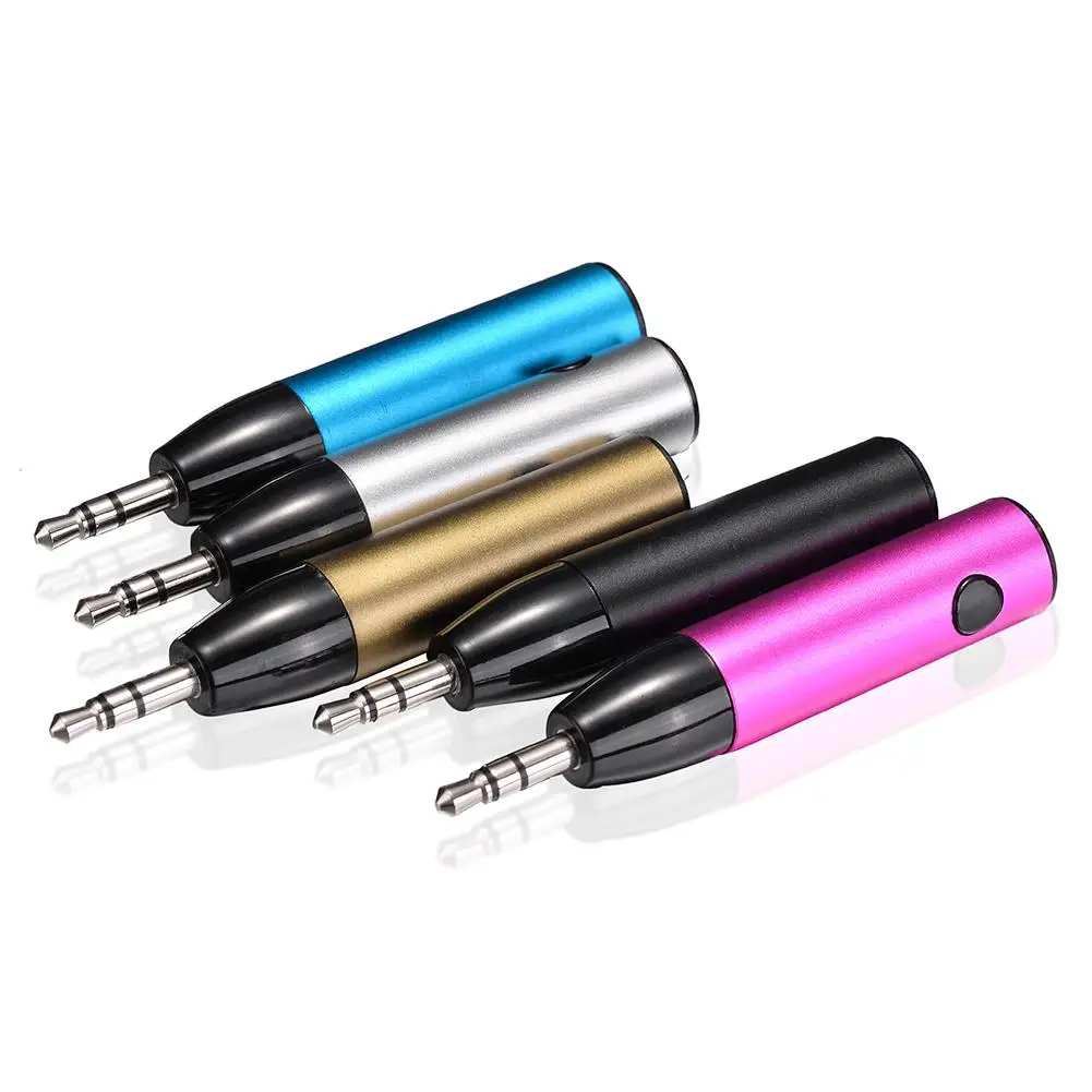 

mencom Mini Bluetooth Receiver Wireless Bluetooth 4.1 Receiver 3.5mm Bullet and Aux Receiver Adapter for Car Audio Headphone r20