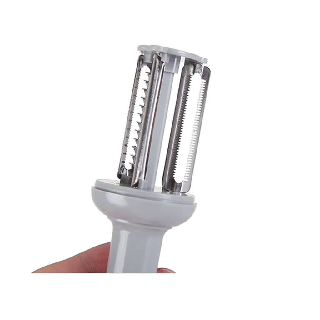 

Multifunctional 3 In 1 Grater Three Different Blades Peeler Stainless Steel Cutter Fruit Vegetables Tool Kitchen Accessories