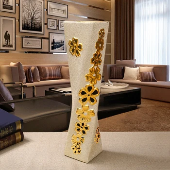 

European Ceramic Vase crafts plating decoration flower scrub simple modern living room fashion can be filled with water