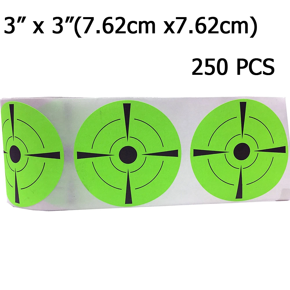 Target Pasters 3 Inch Round Adhesive Shooting Targets Target Dots