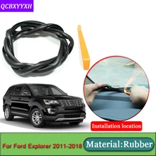 Автостайлинг для Ford Explorer 2011- анти-звуконепроницаемые не пропускающие шума пылезащитные панели автомобиля Лобовое стекло уплотнительные полосы авто аксессуары