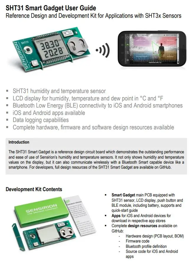 SHT31-SMART-GADGET INFO