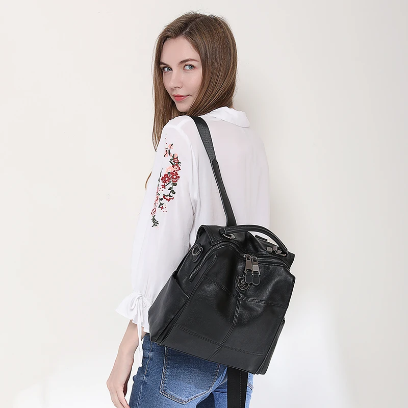 POMELOS Fashion Women Backpack New Arrival Backpack For Women Black High Quality Synthetic Leather Backpack Women Back Pack