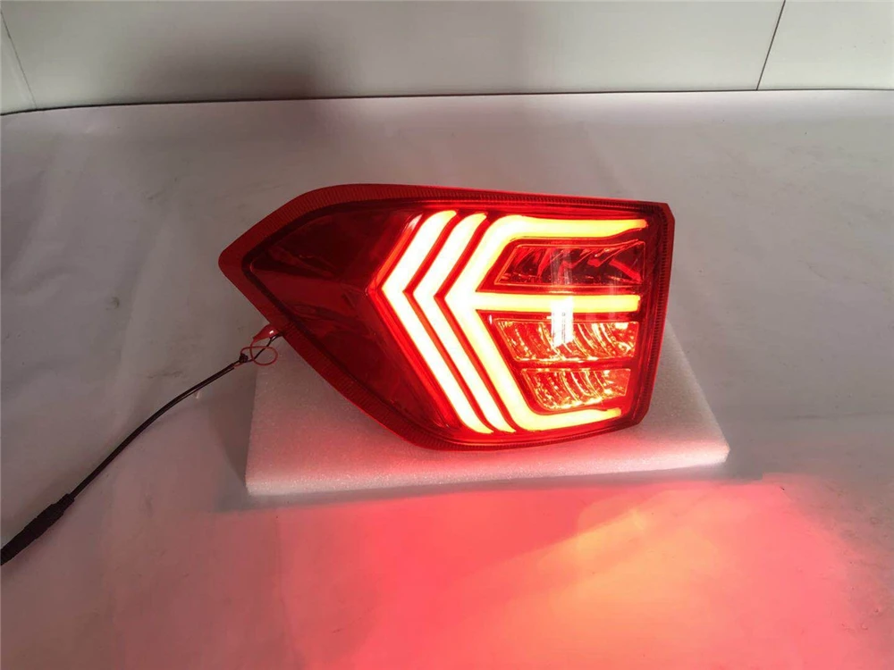2 шт. светодиодный задний фонарь для Ford Ecosport 2013- Автомобильный светодиодный фонарь заднего бампера светодиодный тормозной автомобильная лампа декоративная лампа