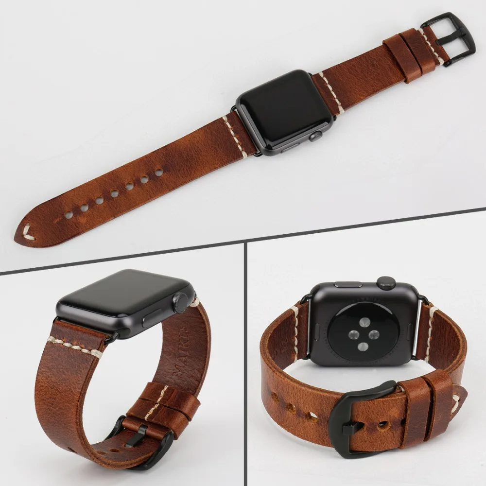 Cena MAIKES akcesoria do zegarków Watchband do Apple opaski do zegarka 44mm 40mm i pasek do zegarka Apple 42mm 38mm seria 5 4 3 2 1 bransoletka iWatch