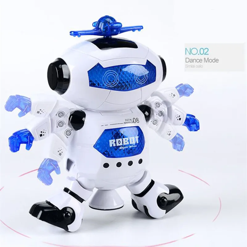 Elektronisches Tanzen Smart Space Roboter Astronaut Kinder Musik Spielzeug Spiel 
