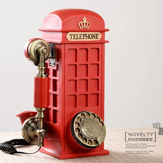 Vintage landline phone fashion wall mounted personalized household