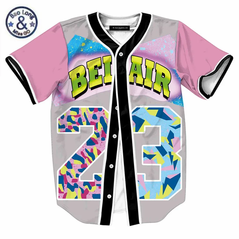 4XL 5XL Для женщин Для мужчин Однобортный 3D Рубашка летняя футболка модные Overshirt Бейсбол Джерси подростков хип-хоп Уличная