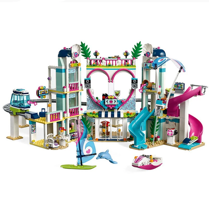 Goedkoop Nieuwe Vrienden De Heartlake Stad Resort Compatibel Legoingly Vrienden Bouwsteen Baksteen Speelgoed Meisje Kinderen Kerstcadeaus