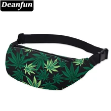 Deanfun 3D печать поясные сумки Листья Мода поясная сумка для женщин Путешествия YB7