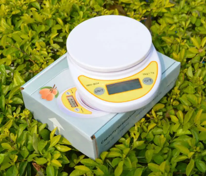 

Double Range LCD Digital Electronic Kitchen Scale 5kg/1g And 1kg/0.1g Precision Food Balance Weighing Scales WH-B04 Hot Selling