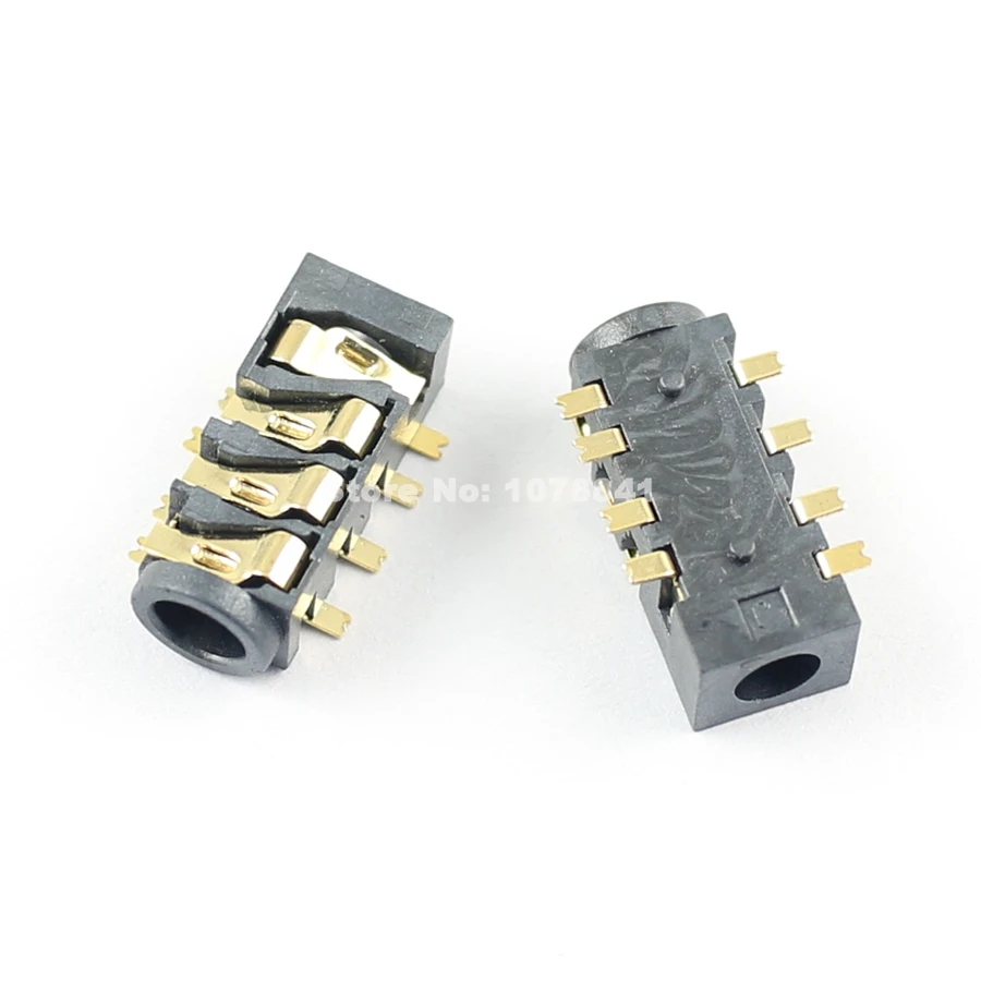 20Pcs Per Lot 3.5mm Female Audio Connector 8 Pin SMT SMD Stereo