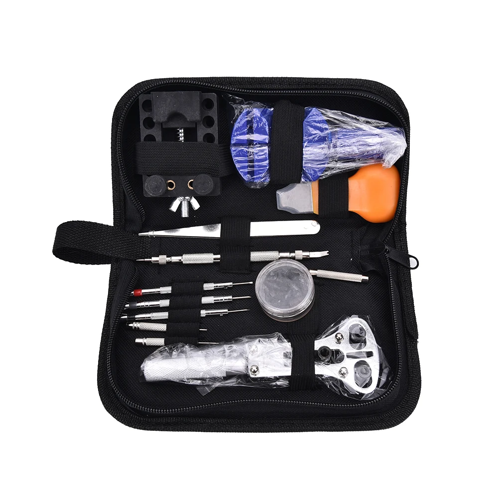 13Pc/set Portable Pin Remover Hammer Pliers Adjuster Opener Screwdrivers Watch Repair Tools Set Opening Kit For Hand Tool Sets