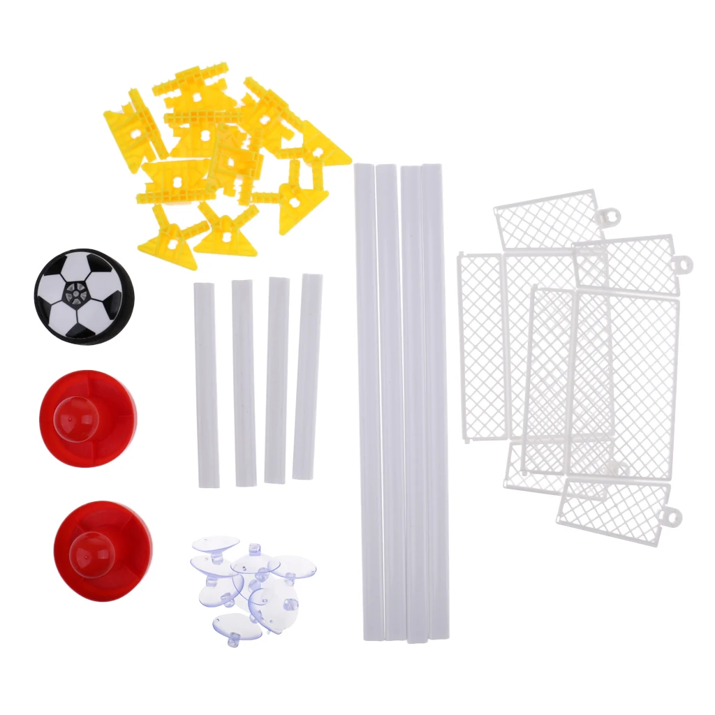 Kids Mini Air Hockey Hover Ball Mini Soccer Disk Ball Football Field Sport Toy Set for Children Above 3 Years