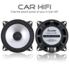 Altavoz Hifi Coaxial para puerta de coche, 2 unids/lote, LaBo, 4 pulgadas, 60W, 2 vías, Audio automático, música, estéreo, frecuencia de rango completo ► Foto 2/6