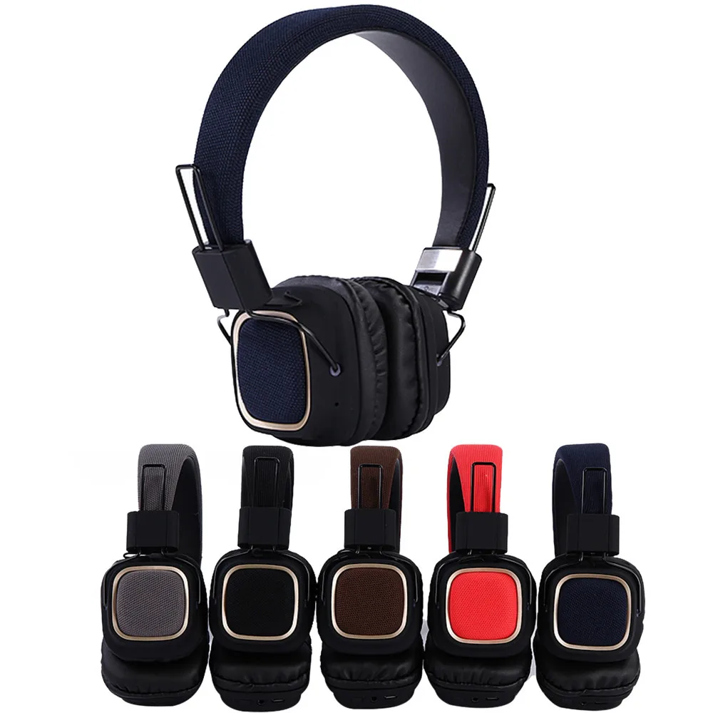 Over Ear регулируемое Bluetooth 3 5 мм наушники BT4.1 стерео гарнитура для iPhone Mp3 музыка