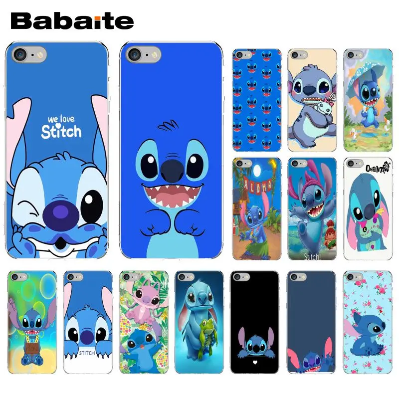 Babaite Love Cartoon Stitch клиент высокое качество чехол для телефона для iPhone 8 7 6 6S Plus 5 5S SE XR X XS MAX Coque Shell