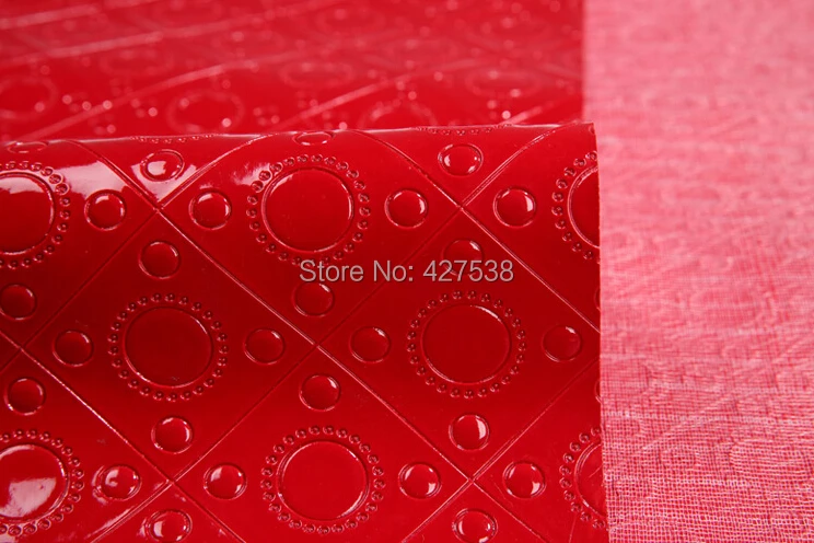 Красный искусственный ПВХ кожа ткани синтетическая кожа для Rupholstered ПВХ искусственная кожаная ткань швейный материал скрытый оптом