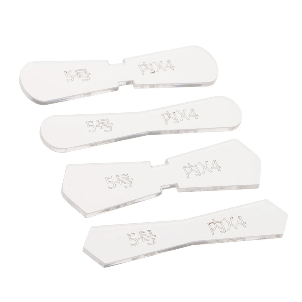 DIY Leather Craft Acrylic Pattern Stencil Template for Zipper Pulls Sliders