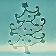 В Рождество дерево шаблон Мини поделки мыло штамп chaprter печать 4*4 см