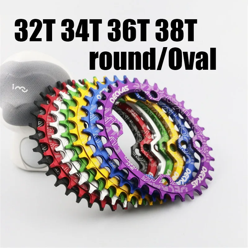

Ultralight 104 BCD 32T 34T 36T 38T MTB Mountain Bike Chainring Round Oval Chain wheel Cycling Bicycle Crank