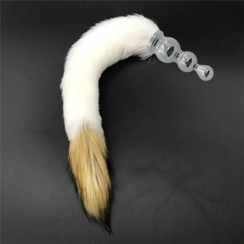Cute Soft Cat ears Headbands with Fox Tail Bow Metal Butt Anal Plug Erotic Cosplay Accessories Adult Sex Toys for Couples | Красота и