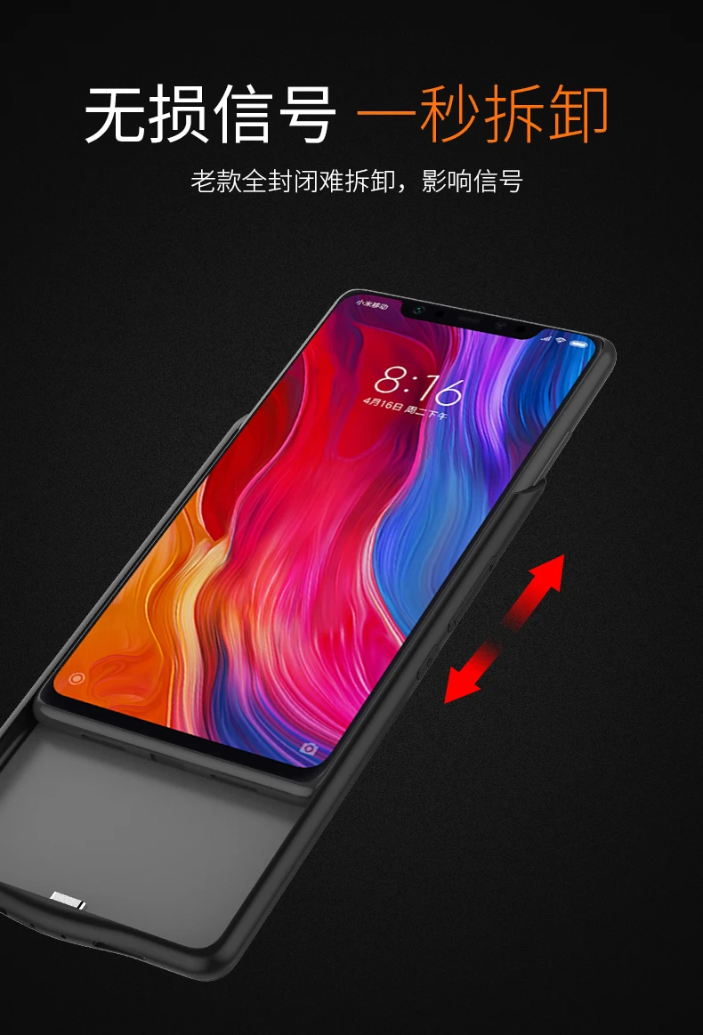 2018 Новый Высокое качество 5000 мАч Батарея чехол для Xiaomi 8 Внешний Мощность банк Зарядное устройство ТПУ Рамка чехол для телефона Xiaomi 8 SE