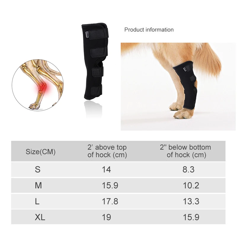 

Dog leggings set pet leg injury anti-twist inflammation fixed recovery straps wrapped leg bracke Protects Wounds and Injury