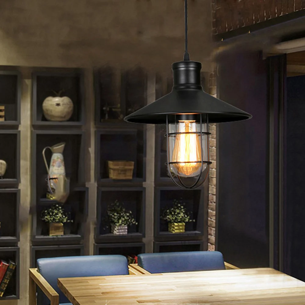 

Industrial Lamp Iorn Pendant Lights luminaire Lighting Holder American Aisle Lights pendant lamp Edison Bulb 110V-220V lampade