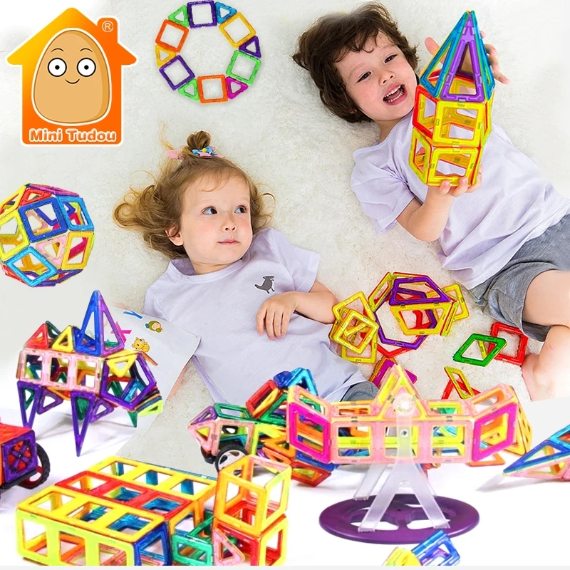 

Bluk Magnetic Blocks Constructor Parts DIY Educational Game For Children Kids Toys Multicolor Buidling Bricks