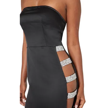 sexy dress Women Summer Sexy Spakle Side Fork Dress women dress
