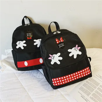 

2019 New Mickey Minnie Shape Girls Boys Backpack Kids School Bags Cartoon Children Cute Kindergarten Nursery Book Bag Gift