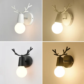 

Nordic Adjustable LED Wall Lights DIY colorful cartoon reading light Sconce light Wall Mounted Children room Lighting