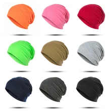 TRUENJOY, летние женские и мужские шапочки, одноцветные, в стиле хип-хоп, на застежке, тонкие мягкие шапочки, шапка Gorro, 23 Цвета