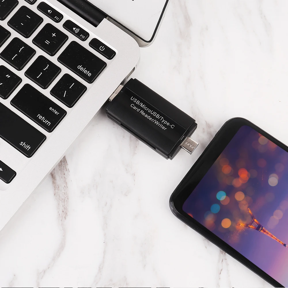 Адаптер Kebidumei USB C Type для ноутбука телефона Micro ПК 3 0 чтение поддержка TF карты