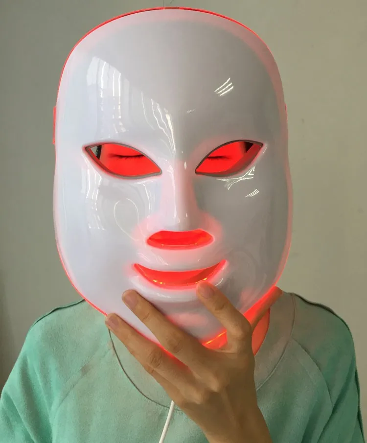 Led маска. лед маска для лица светодиодная. 7 color led mask. 7 color led mask. умная маска с led экраном.